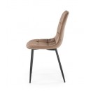 Стул HALMAR K417 бежевый/черный